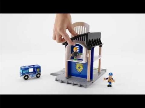 Produktbild Brio Polizeistation mit Einsatzfahrzeug
