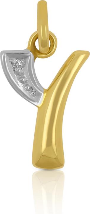 Image du produit Muau Lettre (750, Or blanc, Or jaune 18 carats)