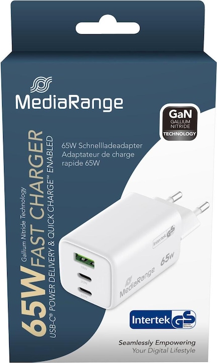 Produktbild MediaRange Steckdosenladegerät (65 W)