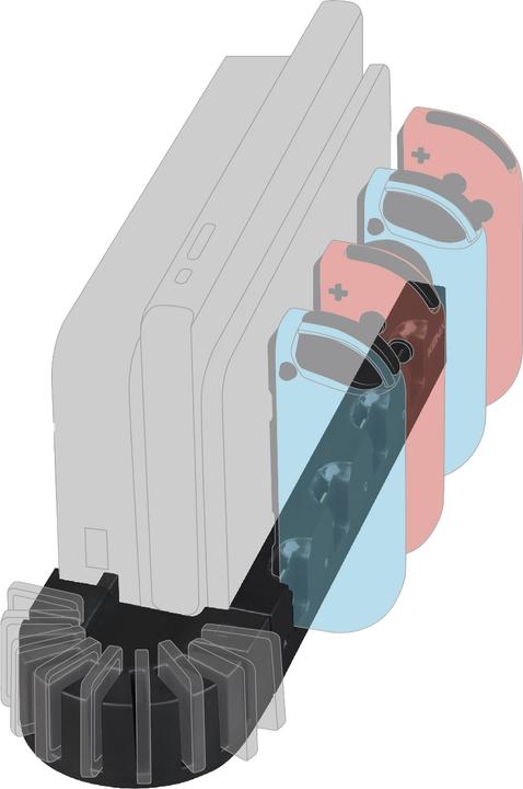 Actual product image Konix Mythics Cooling + Charging Stand Spaceship (Switch, Switch OLED)