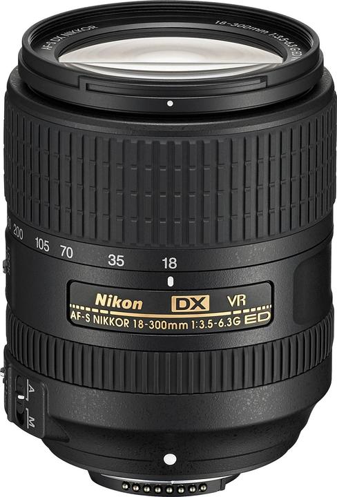 Nikon AF-S Nikkor 18-300mm f/3.5-6.3G ED DX VR (Nikon F, APS-C / DX)