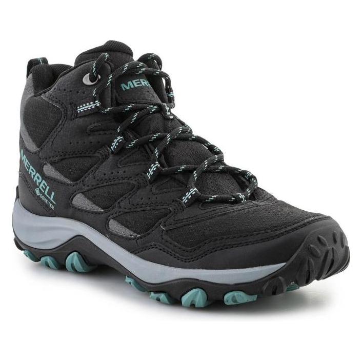 Merrell, Damen, Wanderschuhe, West Rim Sport Mid Gtx (40), Schwarz