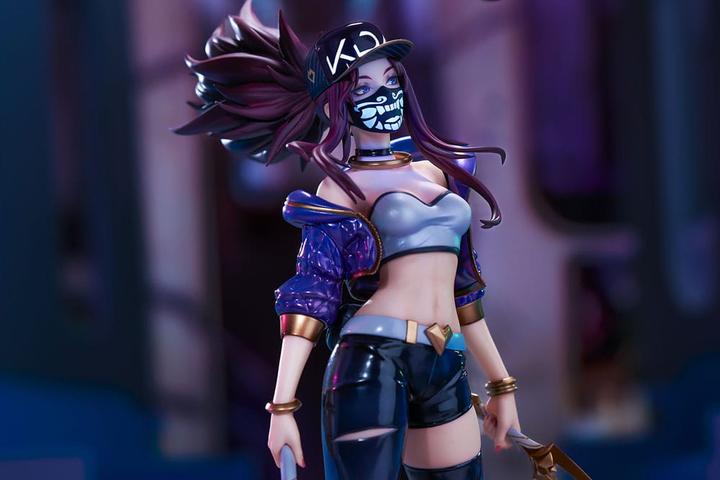 Actual product image Apex League of Legends PVC Statue 1/7 K/DA Akali 25 cm