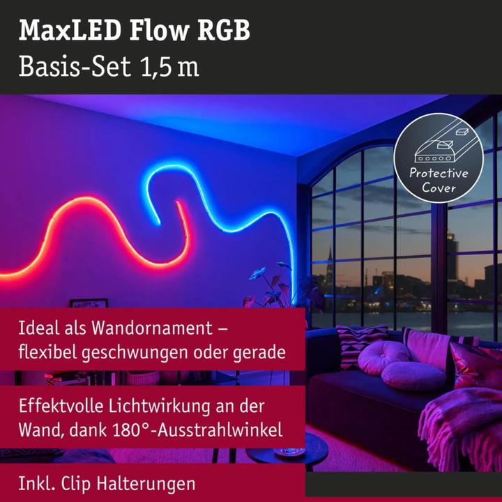 Image du produit Paulmann Kit MaxLED Flow Stripe (Multicolore, 150 cm, Intérieur)