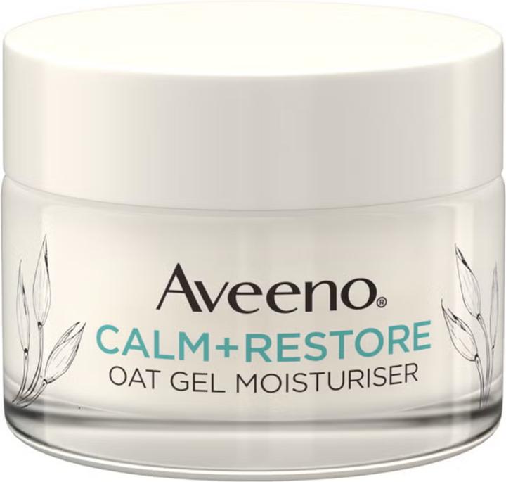 Aveeno Calm+Restore Tagespflege SPF50 feuchtigkeitsspendend Hafer Topf 50 ml (50 ml, Gesichtsgel, SPF 50)