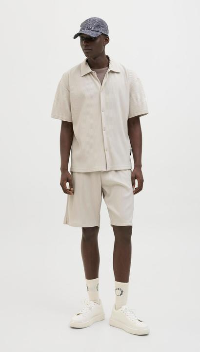 Actual product image Jack & Jones Jcointerlude Plisse Shirt Ss (XL)