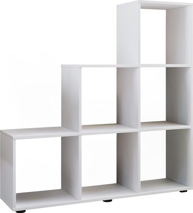 Immagine prodotto VCM Scaffale a piedistallo in legno 6 scomparti Nitas (108 x 29 x 105 cm)