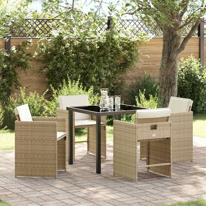 Produktbild vidaXL Garten Essgruppe (80 x 80 x 73 cm)