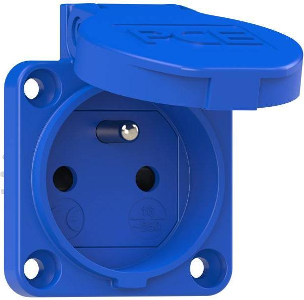 Image du produit PCE PC Electric 108-0bc Prise de courant de sécurité IP54 Bleu