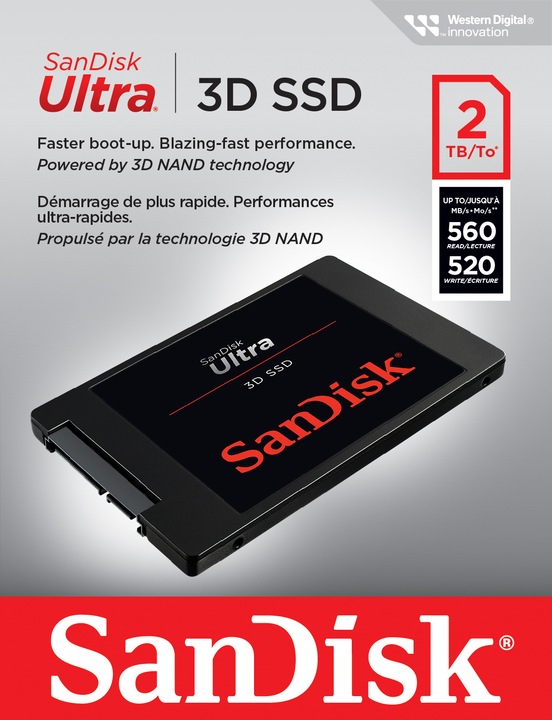Immagine prodotto SanDisk Ultra 3D (2000 GB, 2.5")