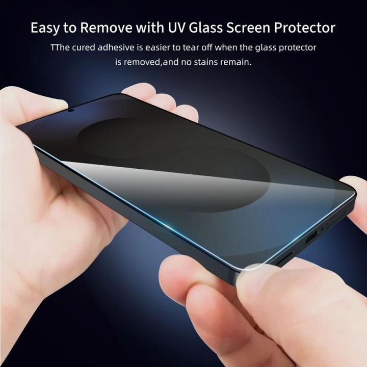 Actual product image Hofi Glass UV+ 2-pack tempered glass for Motorola Edge 60 Fusion - transparent (2 pcs., Motorola Edge 60 Fusion)