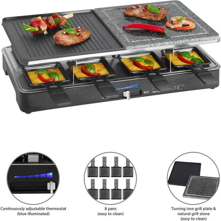 Actual product image Clatronic Raclette RG 3518