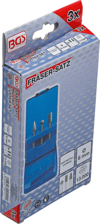 Produktbild BGS Fräser-Satz 3-tlg.