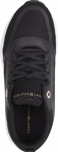 Produktbild Tommy Hilfiger Damen Runner Sneaker Active Mesh Trainer Sportschuhe, Schwarz (Black), 38 EU (38)