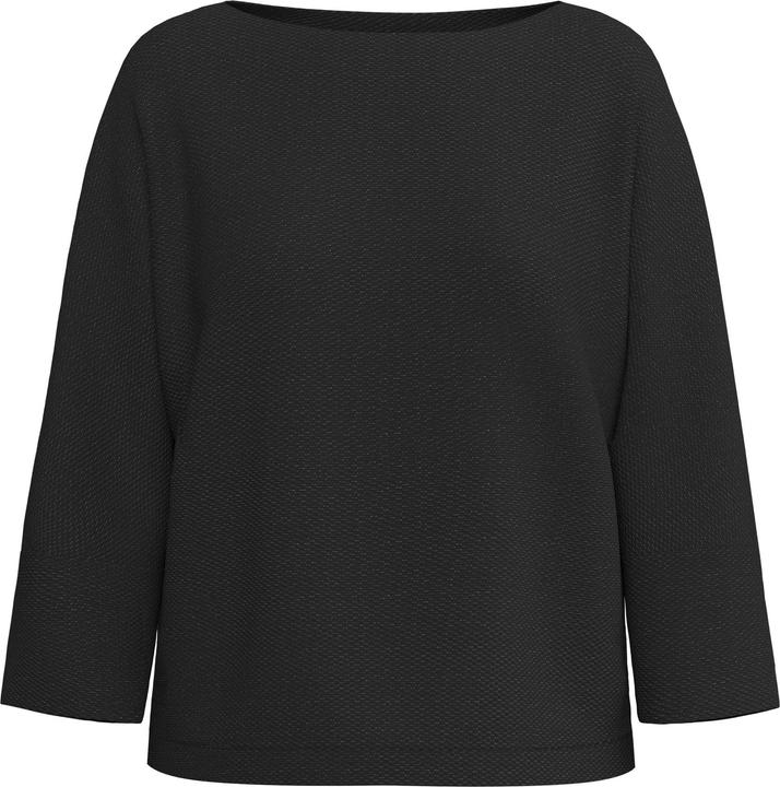 Produktbild s.Oliver Sweatshirt Jacquard-Sweatshirt mit 3/4-Ärmeln und U-Boot-Ausschnitt (32)
