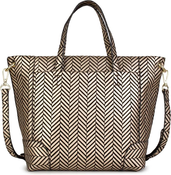 Actual product image Kate Moss Tanyal Gold Leather Bag with Practical Shoulder Strap