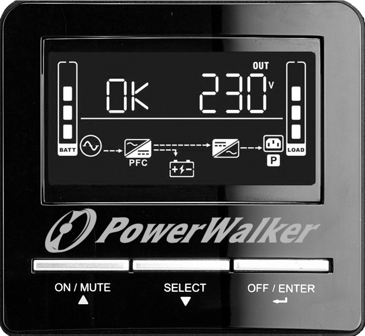 Actual product image Powerwalker VI 3000 CW (3000 VA, 2100 W, Line-interactive UPS)
