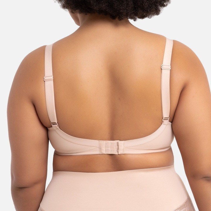 Image du produit La Redoute Collections Soutien-gorge minimiseur en microfibre et dentelle (85 D)