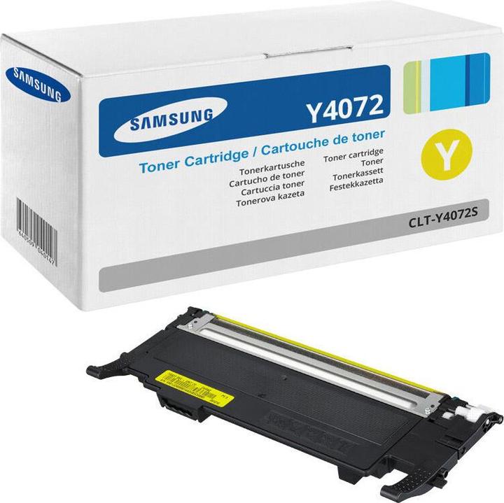 Actual product image Samsung CLT-Y4072S - Yellow - Original - Toner cartridge (Y)