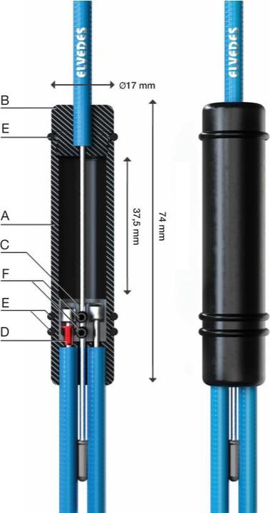 Actual product image Elvedes Brake divider set, complete with strands