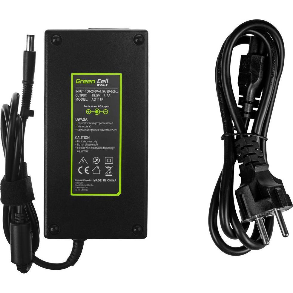Thumbnail - GreenCell AD111P (150 W), Notebook Netzteil, Schwarz
