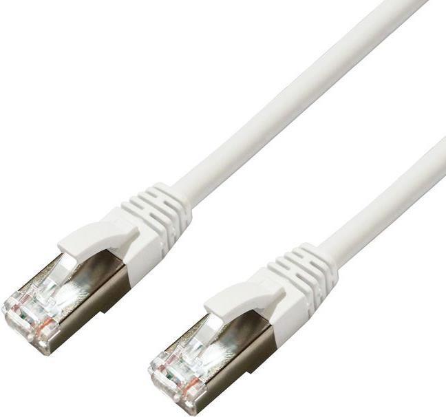 Actual product image MicroConnect MC-SFTP6A03W Network Cable White 3 m Cat6a S/FTP (S-STP) (S/FTP, CAT6a, 3 m)