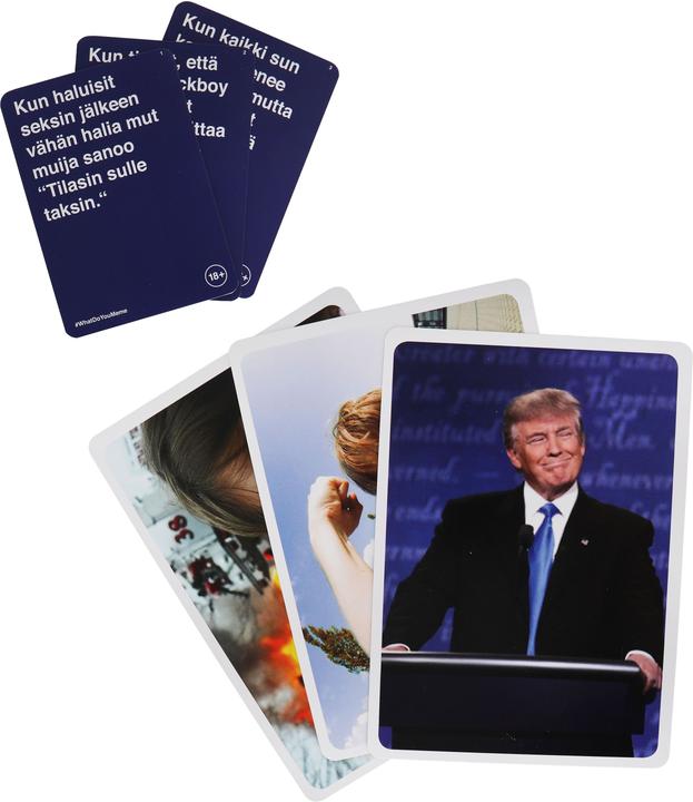 Actual product image Martinex Peliko 40861956 board/card game What Do You Meme? 90 min Party (Finnish)