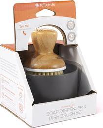 Actual product image Full Circle Home Soap dish with rinsing brush Bubble Up Set (1 pcs.)