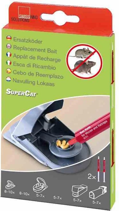 Produktbild Super Cat Ersatz-Köder Spritzen SuperCat 2er für Mause- & Rattenfallen