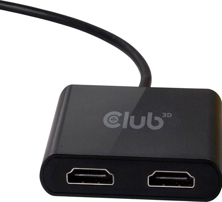 Actual product image Club 3D USB A to HDMI 2.0 Dual Monitor 4K 60Hz Adapter