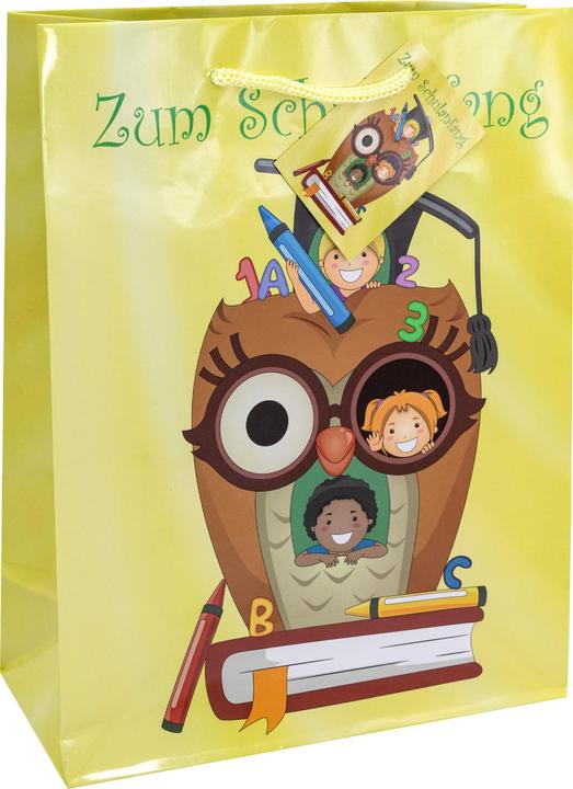Actual product image Idena Lacquer bag school start assorted 25x9x35cm (Wrapping paper, 5 x)