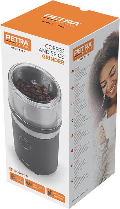 Actual product image Petra Coffee and spice grinder PT6136VDE