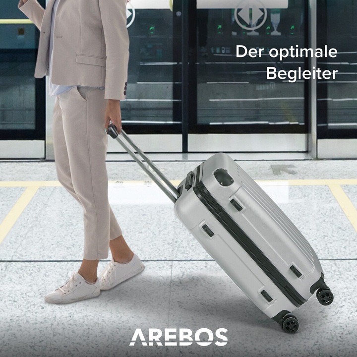 Produktbild Arebos Reisekoffer (94 l, Handgepäck (bis 50l), M (50 - 90l), L (90 - 115l), XL (ab 115l))