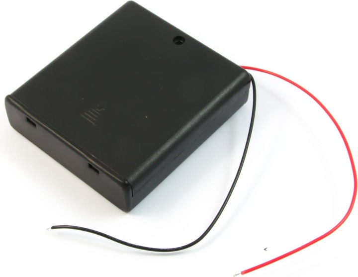 Image du produit Purecrea Compartiment à piles / Porte-piles 4xAA avec câble de connexion et interrupteur