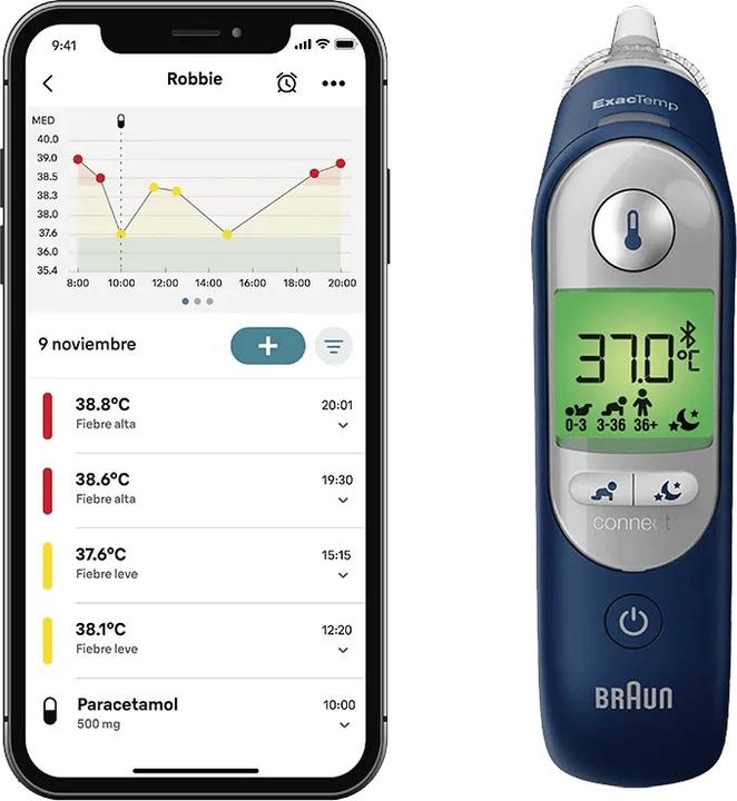 Actual product image Braun ThermoScan 7 Connect (Ear)