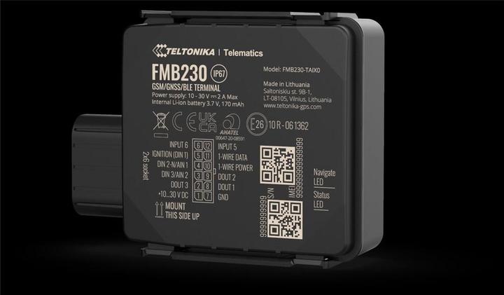 Actual product image Teltonika tracker gps - fmb230 - vehicle - 2g bluetooth advanced gps tracker