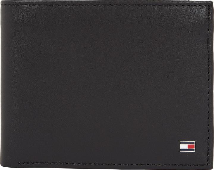 Produktbild Tommy Hilfiger Herren Geldbörse Eton Trifold aus Leder, Schwarz (Black), Onesize
