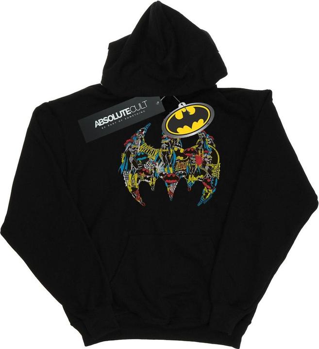 Produktbild Batman Batgirl Logo Collage Kapuzenpullover Mädchen (116)
