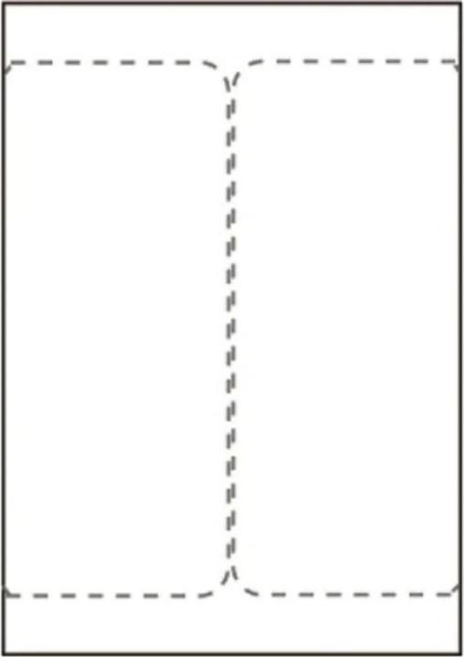 Actual product image Capture Ship-label 105 x 220mm. For (105 mm)