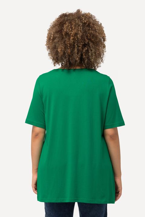 Actual product image Ulla Popken Essential Front Pleat Tee (54)