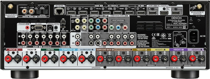 Actual product image Denon AVC-X3700H (9.2 Channel)