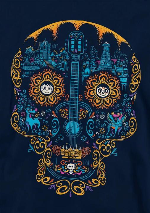 Produktbild La Maison du Coco Colorful Day Of The Dead Skull Kapuzenpullover (128)