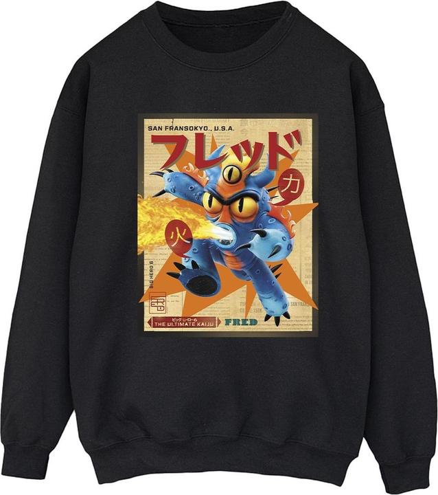 Image du produit Disney - Sweat BIG HERO BAYMAX FRED NEWSPAPER - Femme (XL)