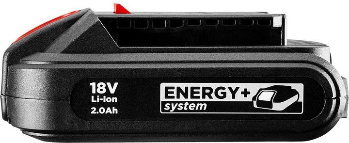 Actual product image Graphite Zestaw E+: podkaszarka (58G030) + akumulator 2ah + ładowarka 58G030-BC (Plastic knives)