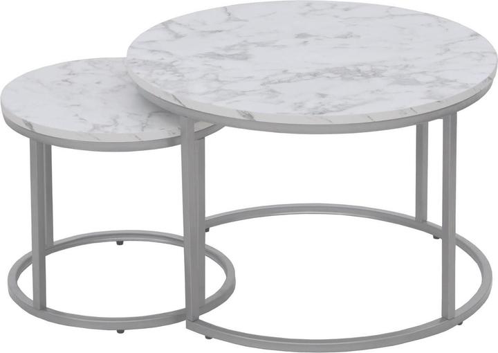 Domoletti A set of coffee tables, 38-60x38x34-40 cm