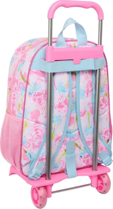 Immagine prodotto Barbie School Rucksack with Wheels Painterly Pink Sky blue 33 x 42 x 14 cm