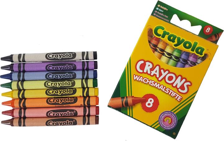 Actual product image Wax crayons 8 pcs. (8x)