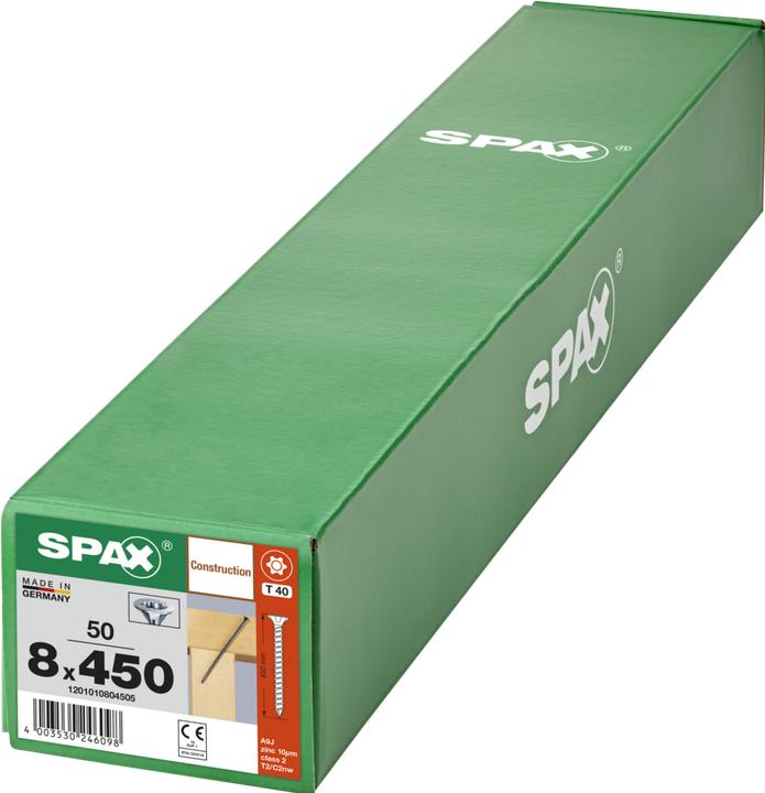 Image du produit Spax Tête Fraisée T-Star Plus T40 Filetage Complet Cut Wirox (50 Vis par pièce)