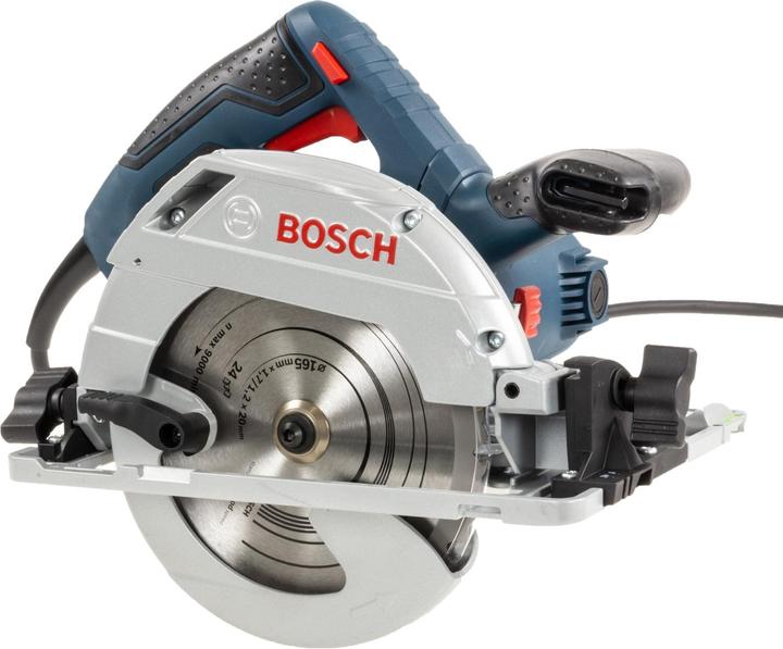 Actual product image Bosch Professional Hand-held circular saw GKS 55+ GCE, with L-BOXX