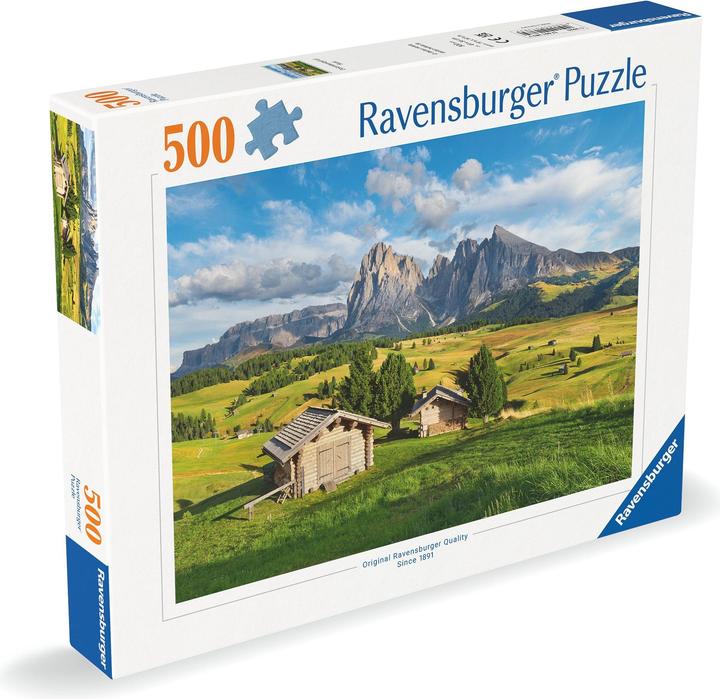 Immagine prodotto Ravensburger Dolomitenidylle Seiser Alm (500 pezzi)
